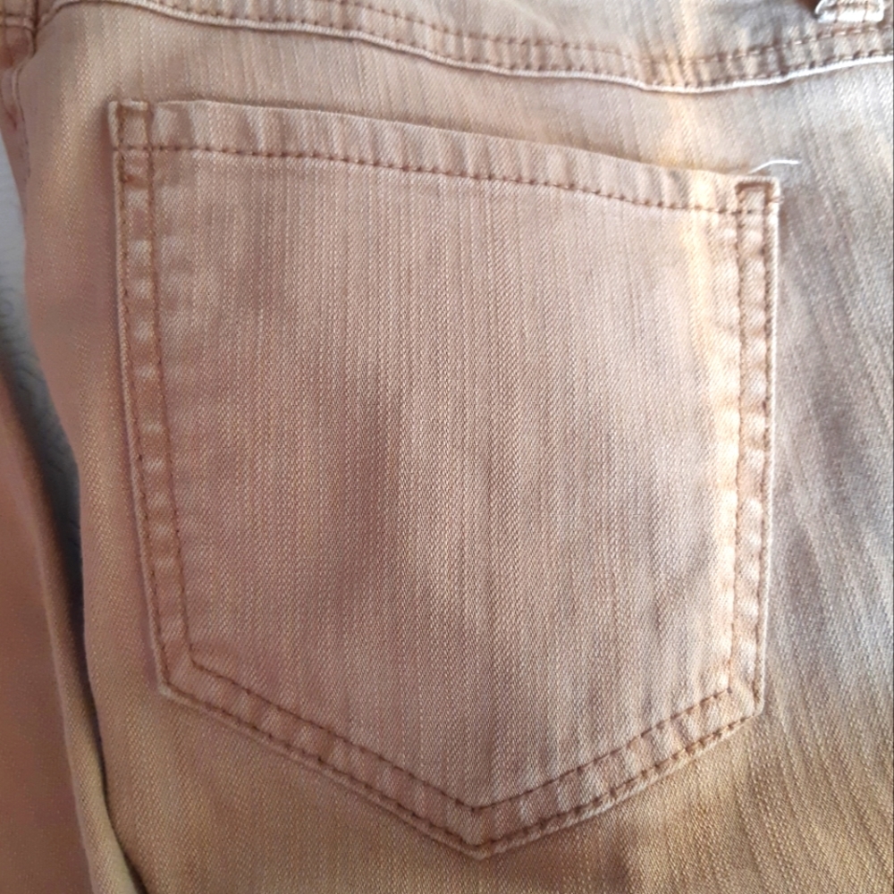Pure d'Alfred Sung tan jeans